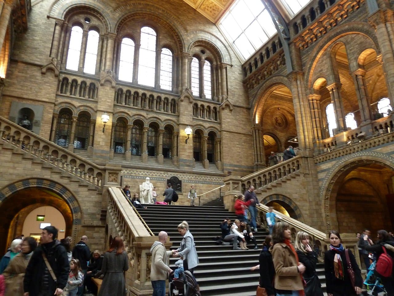 The main hall staircase