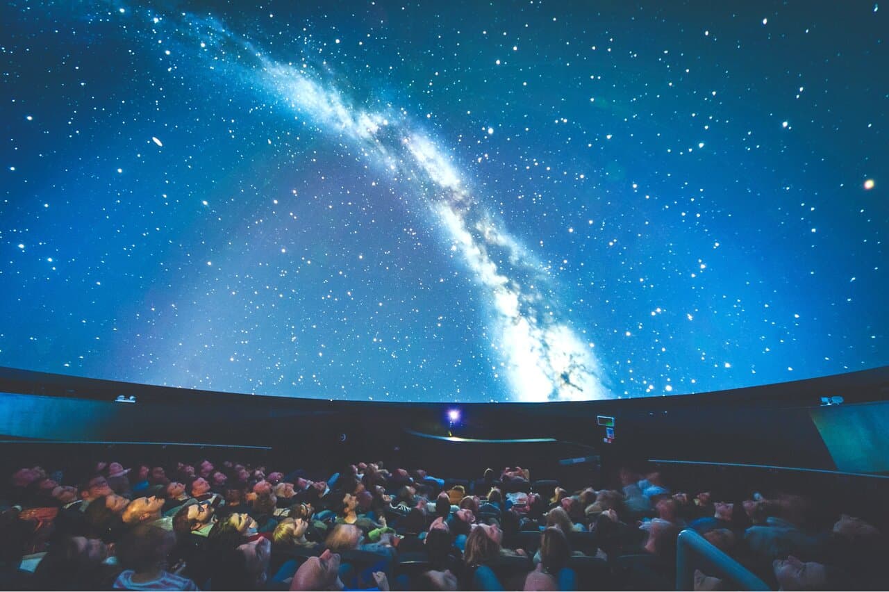 Launch into space and explore the universe in our 3D planetarium.

Image: Lee Pullen