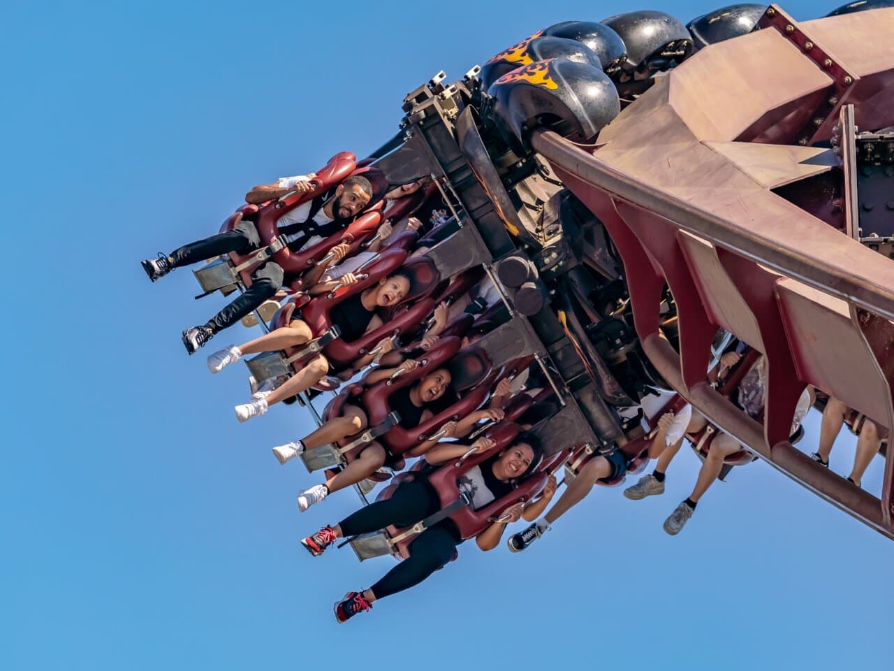 Nemesis Inferno - one of the UK's most intense ride experiences.