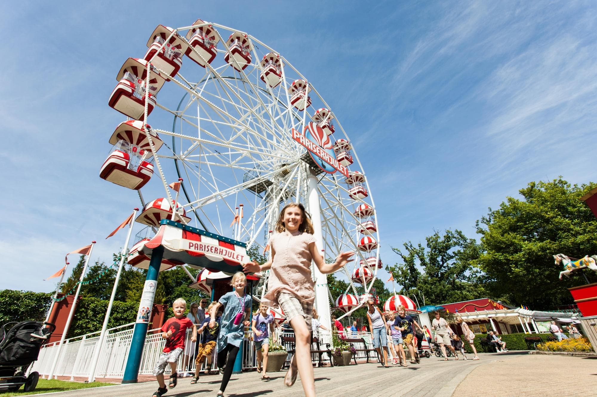 Pariserhjulet i Tivoli Friheden - 25m højt