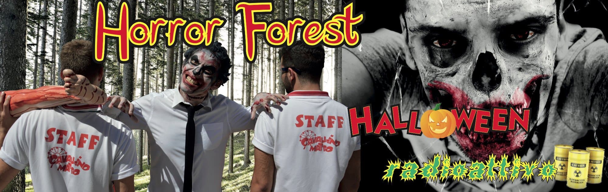 Halloween 2016: Al Cavallino matto arriva Horror forest un percorso da brividi con zombie.