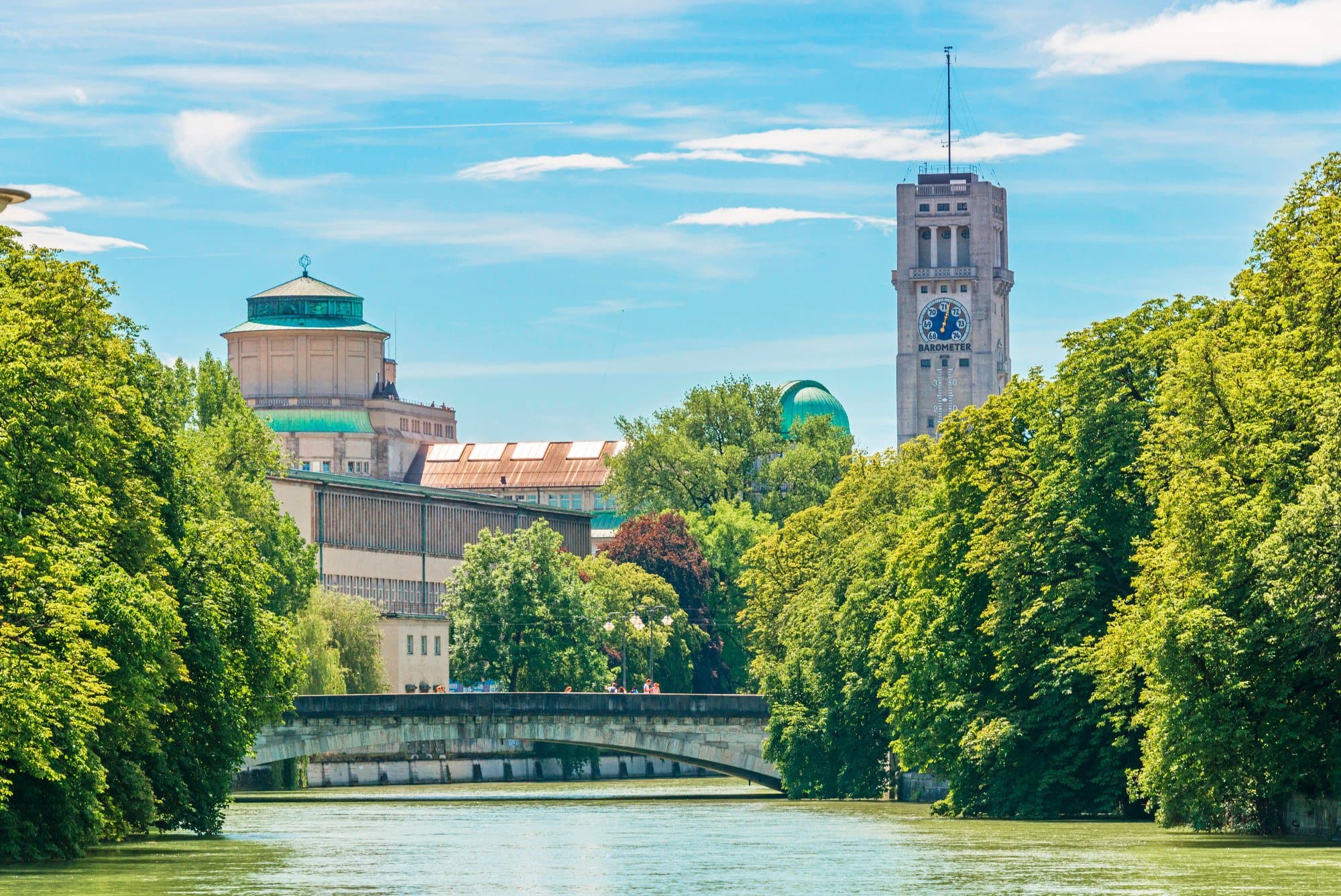 Deutsches Museum: Blick über die Ludwigsbrücke