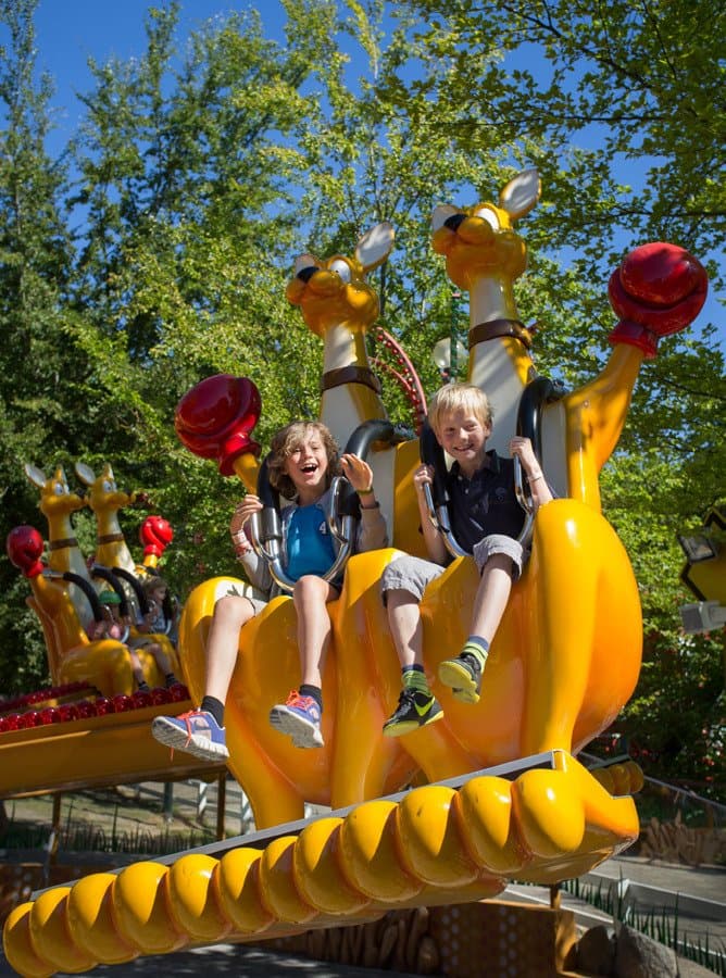 Children love the many different rides at Bakken