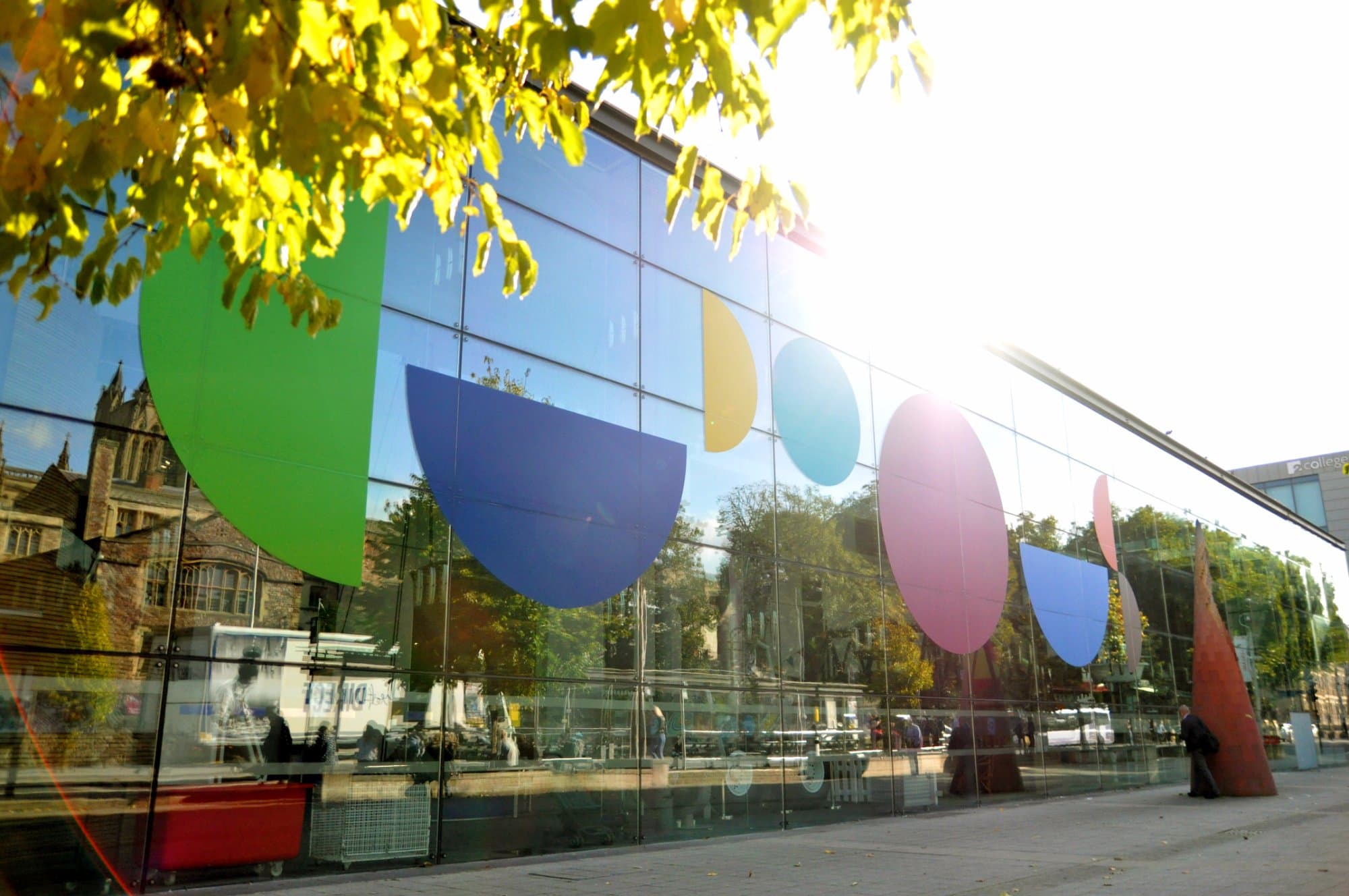 The outside of We The Curious, viewed from Anchor Road.