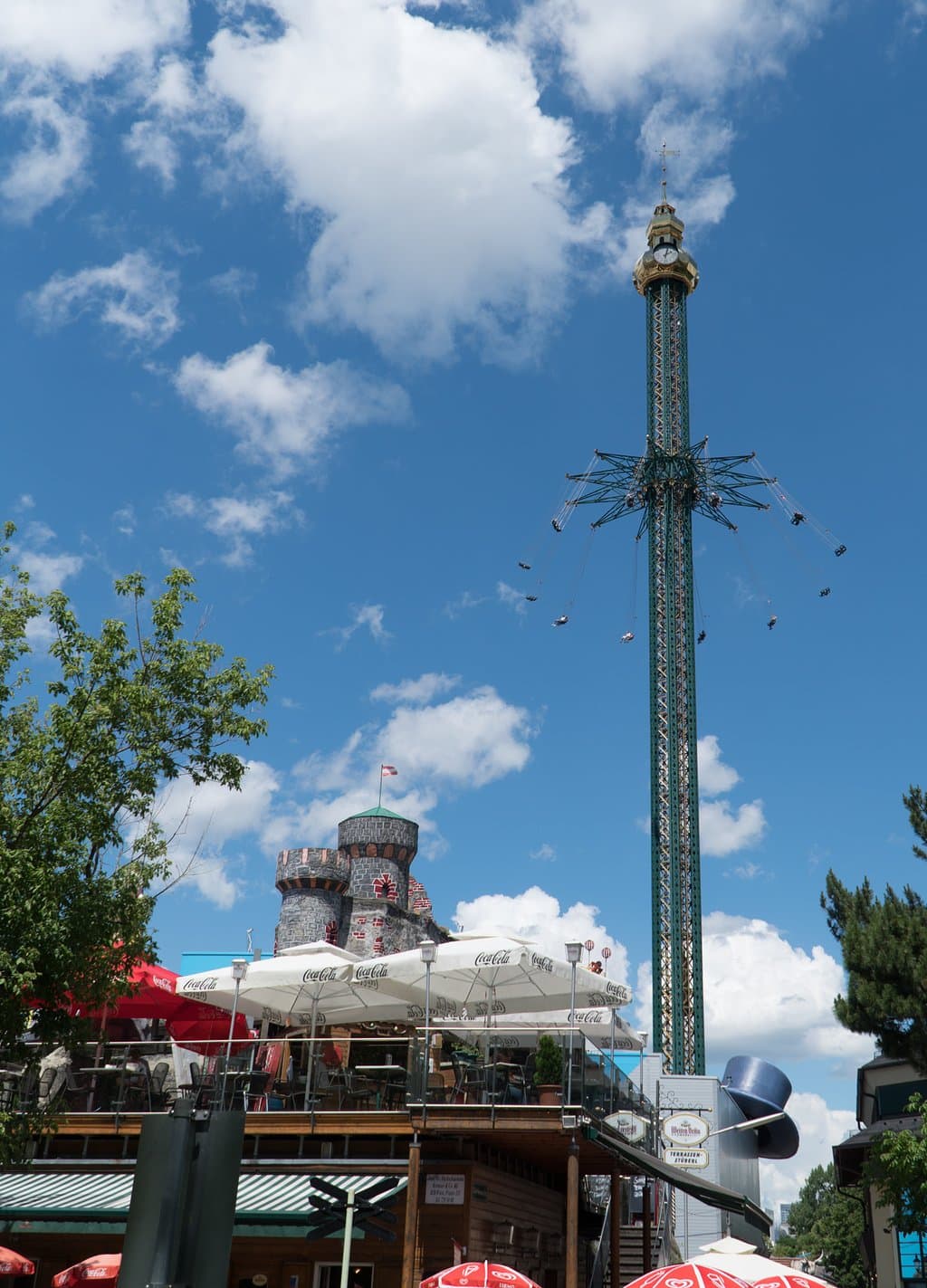 117m high Prater Turm, great overview over the Wiener Prater an the whole area. You will enjoy your ride.