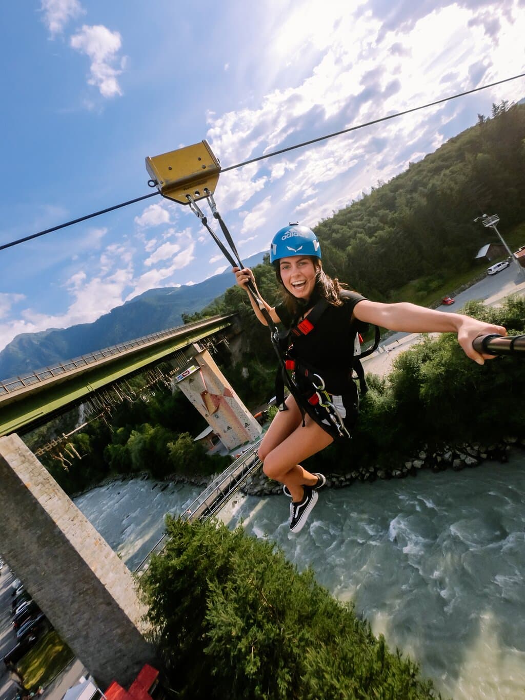 Der schnellste Weg von der Rezeption zur Water AREA? Natürlich unser Flying Fox!